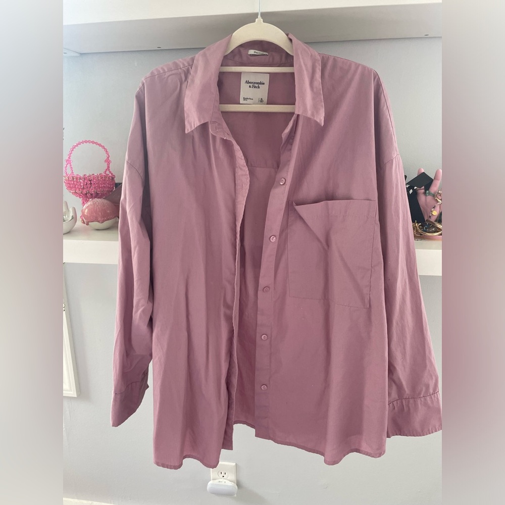 Abercrombie Oversized Button Down - image 1